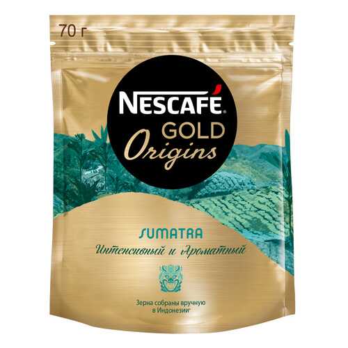 Кофе растворимый Nescafe gold origins Sumatra пакет 70 г в ТНК