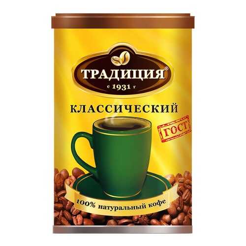 Кофе растворимый Традиция Русский Продукт гранулированный классический 95 г в ТНК