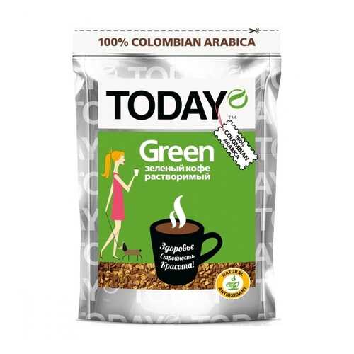 Кофе Today Green растворимый с зеленым кофе 75 г в ТНК