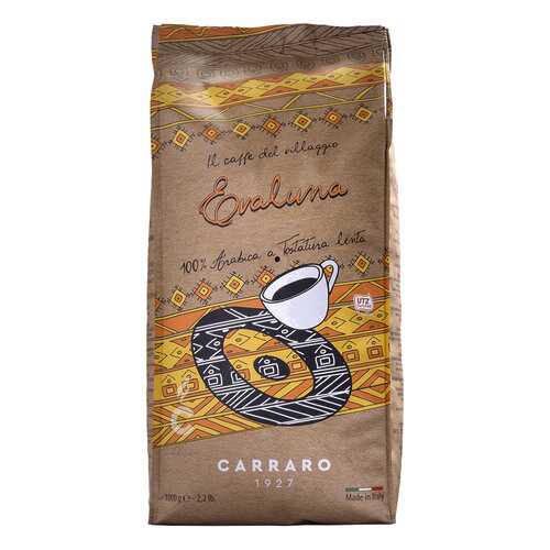 Кофе в зернах Carraro Evaluna 1000 г в ТНК
