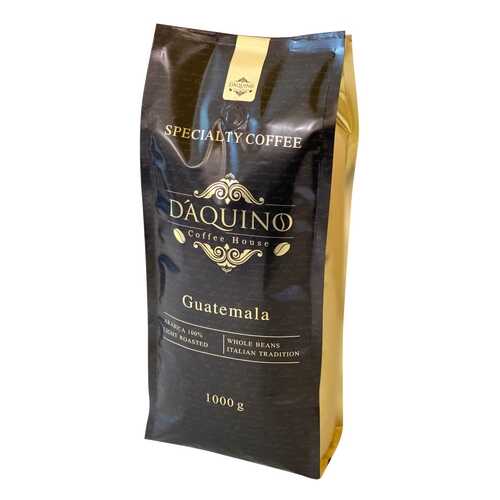Кофе в зернах DAQUINO 100% светлая обжарка Арабика Гватемала Спешиалти (Specialty) 1000 г в ТНК