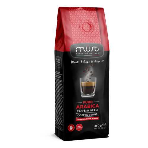 Кофе в зернах Must pure arabica 250 г в ТНК