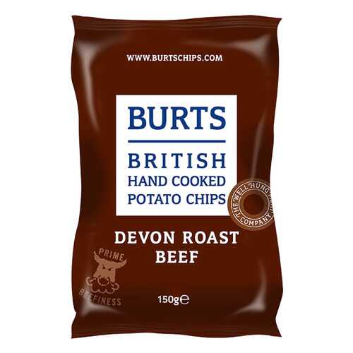 Чипсы BURTS Devon Roast Beef картофельные150г в ТНК