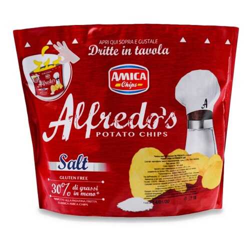 Чипсы картофельные Amica Chips с солью 135г Италия в ТНК