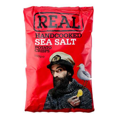 Чипсы картофельные Real с морской солью 150 г в ТНК