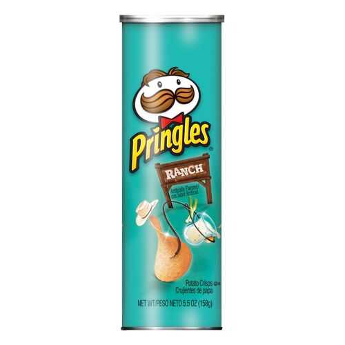 Чипсы Pringles ranch со вкусом соуса ранч 158 г в ТНК
