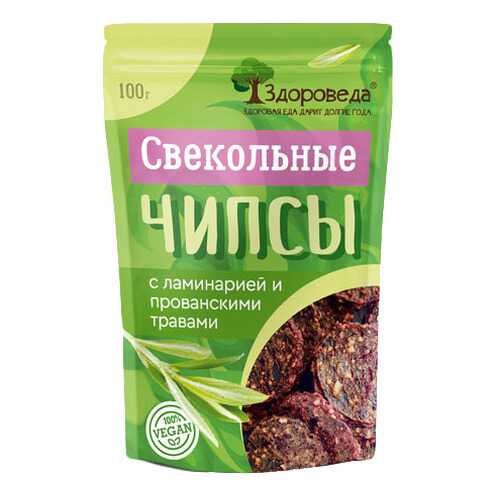 Чипсы свекольные Здороведа с ламинарией и прованскими травами 100 г в ТНК