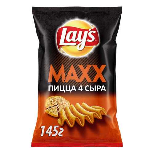 Картофельные чипсы Lays maxx пицца 145 г в ТНК