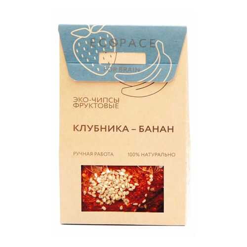 Эко-чипсы фруктовые For Brain клубника-банан 40 г в ТНК