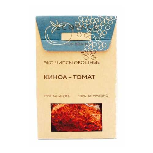 Эко-чипсы овощные For Brain киноа-томат 40 г в ТНК