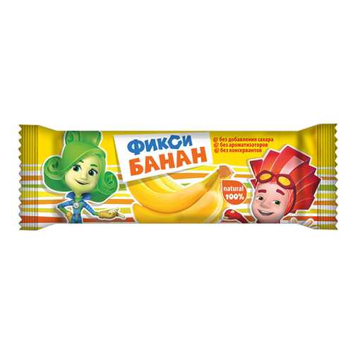 Батончик Фрутилад Фикси банан Фруктовая Энергия 30 г в ТНК