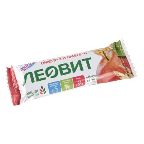 Батончик-мюсли яблоко Худеем за неделю с семенами льна 30 г в ТНК