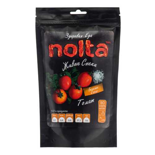 Чипсы овощные Томаты с солью и базиликом NOLTA 31 г, Россия в ТНК