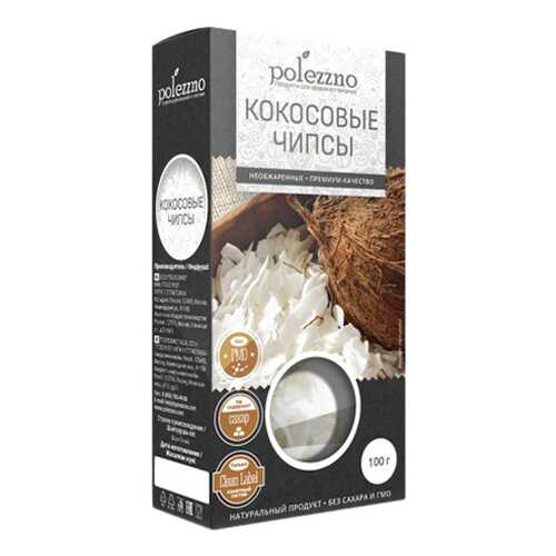 Кокосовые чипсы Polezzno 100 г в ТНК