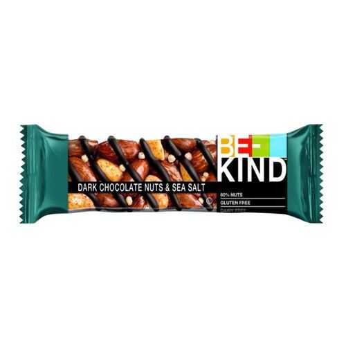 Ореховый батончик BE-Kind с горьким шоколадом и морской солью 40г в ТНК