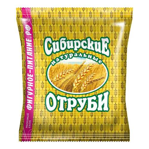 Отруби Сибирская Клетчатка пшеничные натуральные 200 г в ТНК