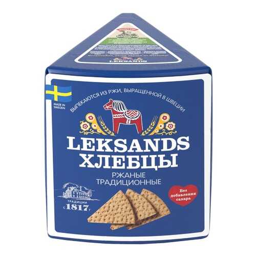 Хлебцы темно-ржаные Традиционные Leksands by Bionova, 200 г, Швеция в ТНК