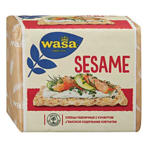 Хлебцы Wasa Sesame пшеничные с кунжутом 200 г в ТНК