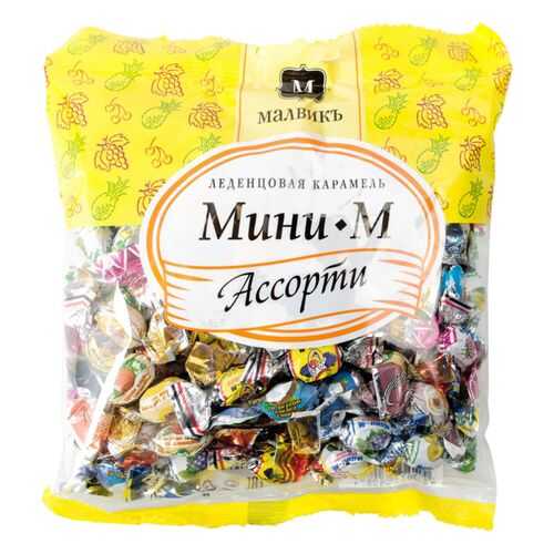 Карамель мини-м Малвикъ ассорти 180 г в ТНК