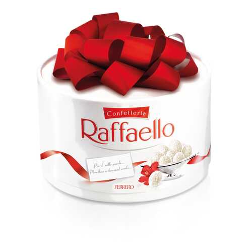Конфеты Raffaello с цельным миндальным орехом в кокосовой обсыпке торт 100 г в ТНК