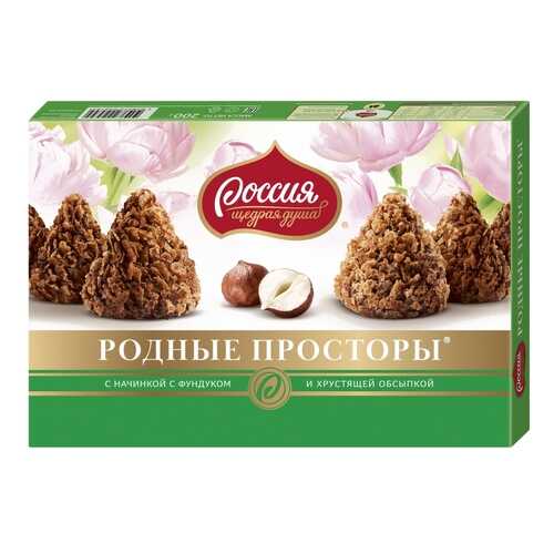 Набор конфет родные просторы Россия - щедрая душа с фундуком 200 г в ТНК