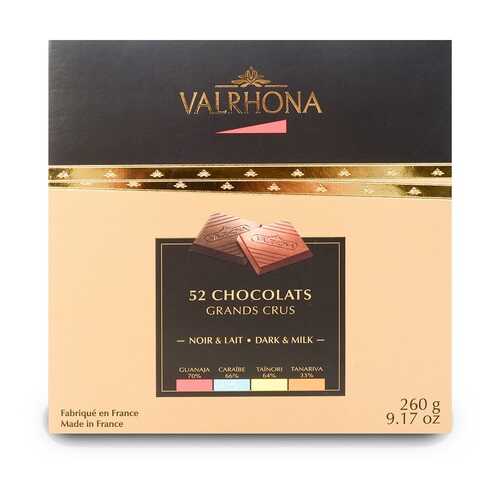 Шоколадный набор Valrhona Ассорти 260 г карре Франция в ТНК
