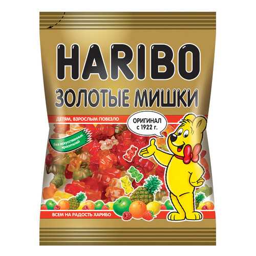 Мармелад Haribo жевательный золотые мишки 70 г в ТНК