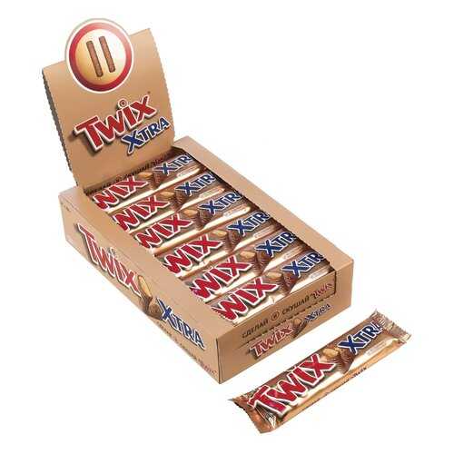Батончик Twix xtra шоколадный 82 г 24 штуки в ТНК