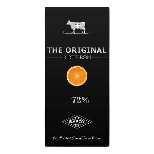 Шоколад Bucheron the original горький 72% с кусочками апельсина 100 г в ТНК