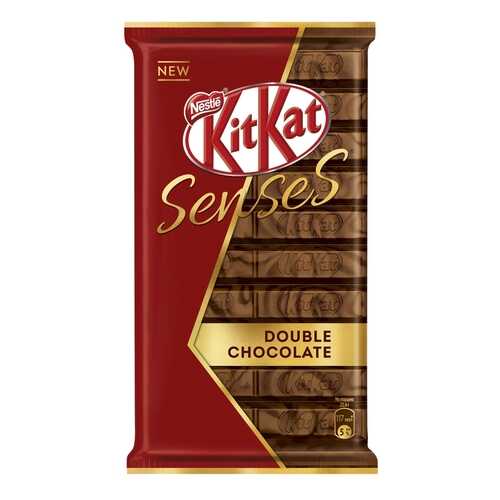 Шоколад молочный и темный Kit-Kat senses double chocolate с хрустящей вафлей 112 г в ТНК