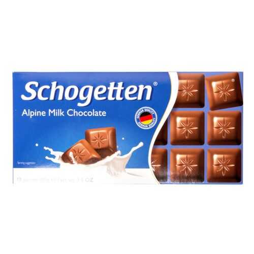 Шоколад молочный Schogetten alpine milk chocolate 100 г в ТНК