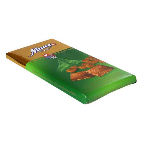 Шоколад Munz молочный с обжаренным фундуком 30% 100 г в ТНК