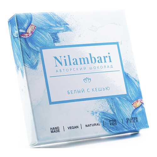 Шоколад Nilambari белый с кешью 65 г в ТНК