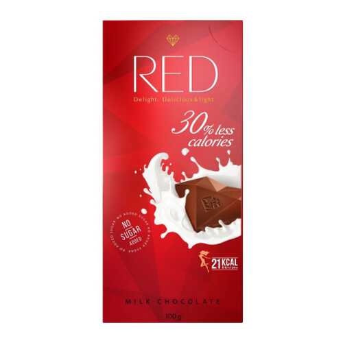 Шоколад Red delight молочный с пониженной калорийностью 100 г в ТНК