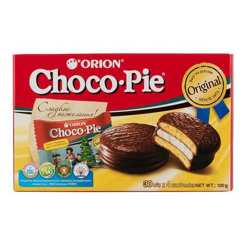 Пирожное Orion choco pie 120 г в ТНК