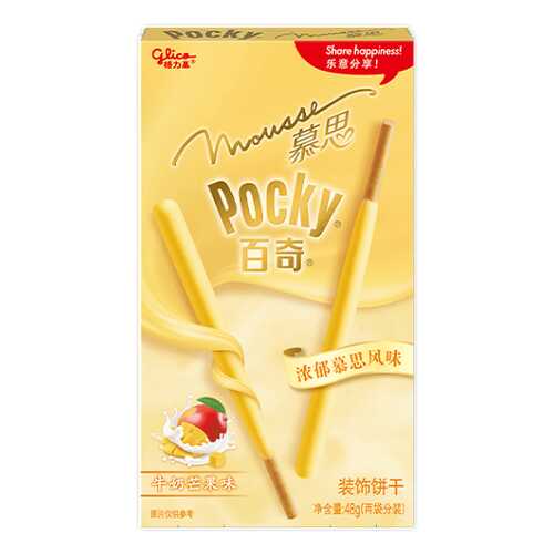 Палочки Glico Pocky со вкусом сливочное манго 48 г в ТНК