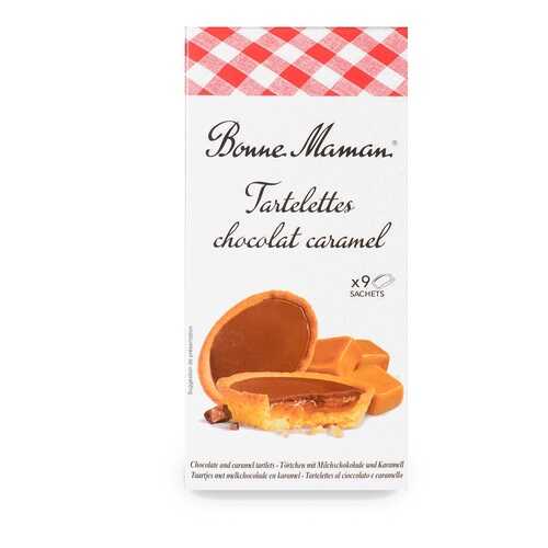 Печенье Bonne Maman Tartelettes с шоколадно-карамельной начинкой 135г в ТНК