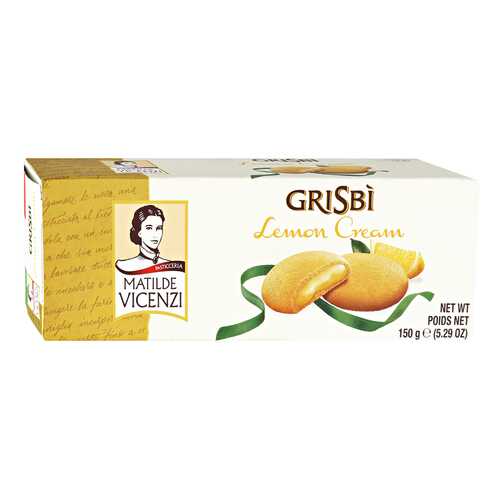 Печенье GriSbi с начинкой из лимонного крема 150 г в ТНК