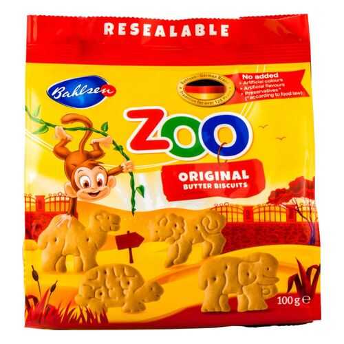 Печенье Leibniz zoo original 100 г в ТНК