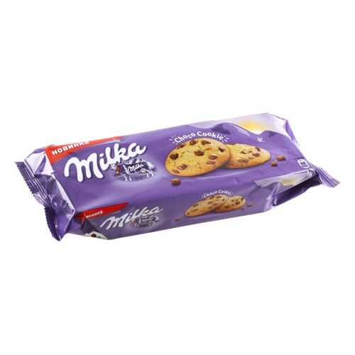 Печенье Milka с кусочками молочного шоколада 168 г в ТНК