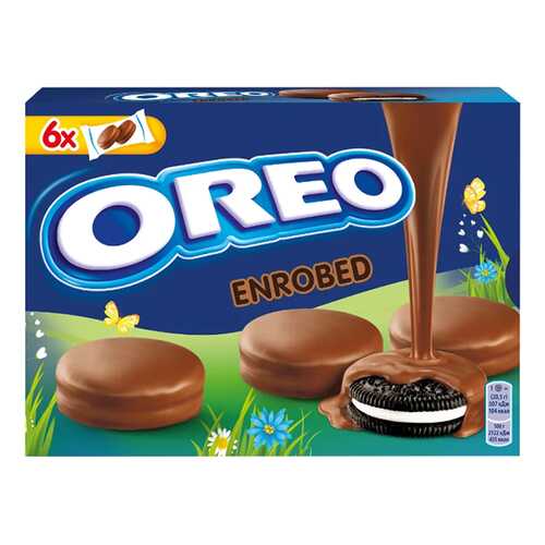 Печенье Oreo с ванильным вкусом в молочном шоколаде 246 г в ТНК