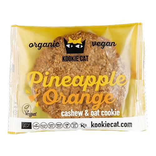 Печенье Ufeelgood kookie cat ананас и апельсин 50 г в ТНК