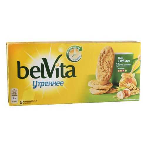 Печенье утреннее BelVita мед и фундук 225 г в ТНК