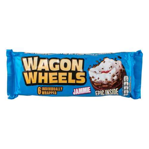 Печенье Wagon wheels с суфле и джемом 228 г в ТНК
