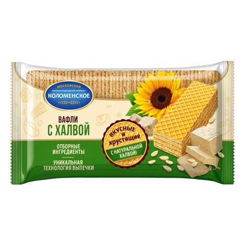 Вафли КОЛОМЕНСКОЕ с халвой 220г*5 шт в ТНК