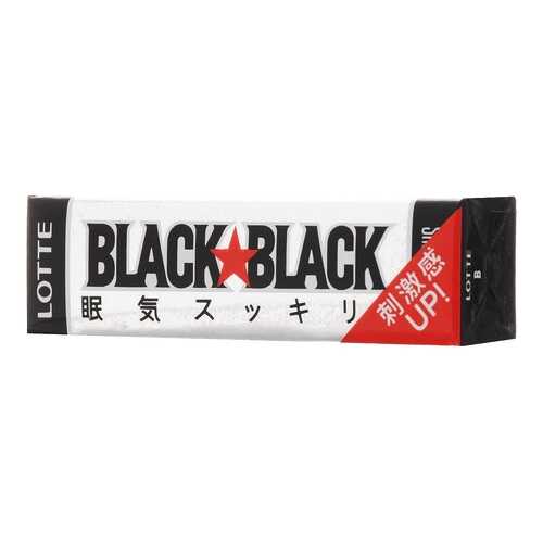 Жевательная резинка Lotte black black в ТНК