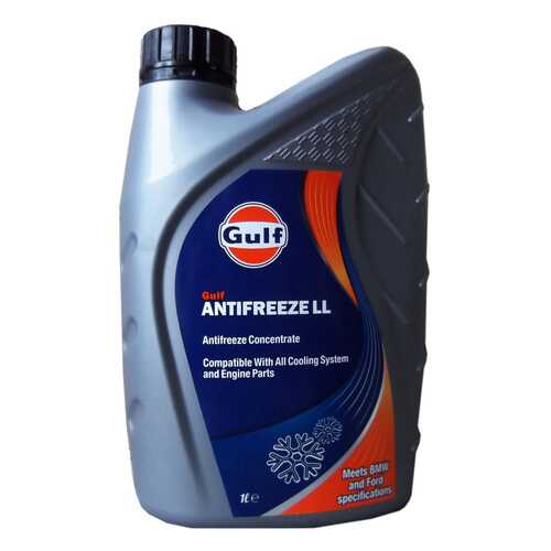 Антифриз GULF ANTIFREEZE LL G11 синий концентрат 1л 1.23кг в ТНК