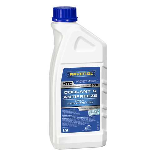 Антифриз RAVENOL HTC COLD CLIMATE G12+ синий готовый 1.5л в ТНК