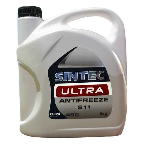Антифриз Sintec Малиново-красный Готовый антифриз 5кг 800524 в ТНК