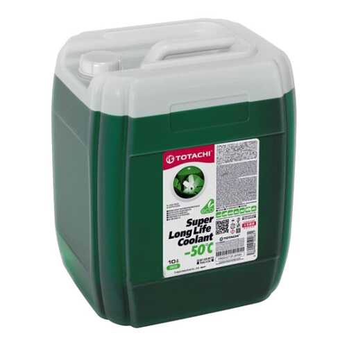 Охлаждающая жидкость TOTACHI SUPER LLC GREEN -50C 10л. в ТНК